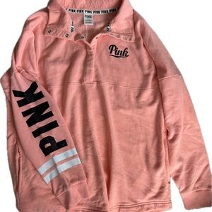 Victoria's Secret Pink Quarter-Zip Sweatshirt